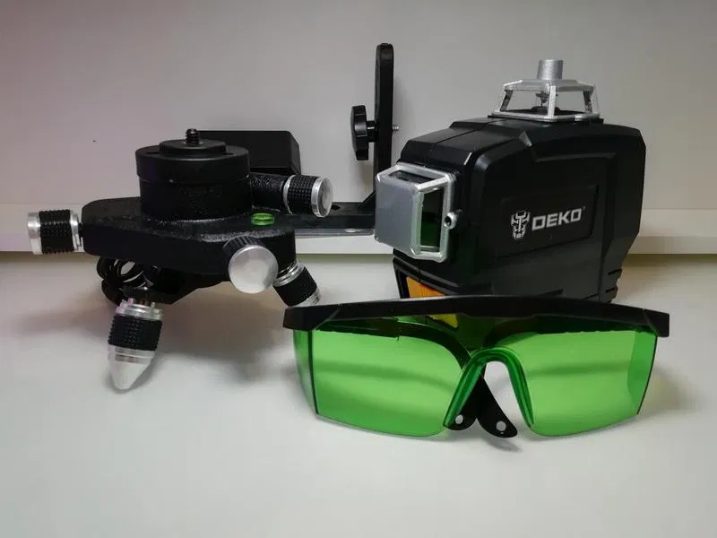 Лазерний рівень Deko 3D Hilda XEAST Fukuda 12 ліній + штатив 1.02м Зелений промінь (повний комплект) Вінниця - фото 4