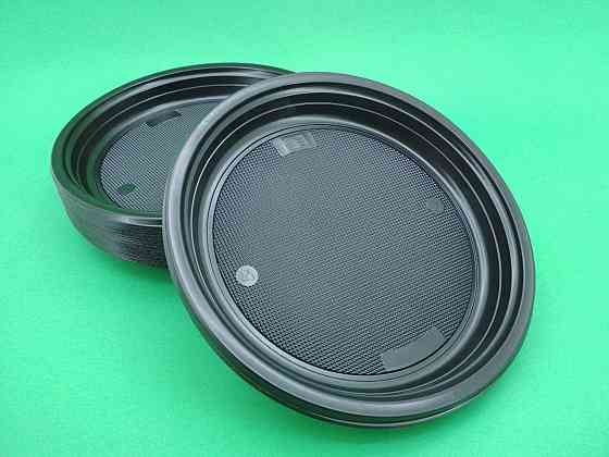 Миска одноразова пластикова 220 мл Чорна (50шт) Харків