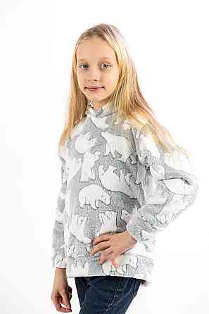 Худі дитяче, бежеве, сірий меланж топ Крохатушка одяг Київ