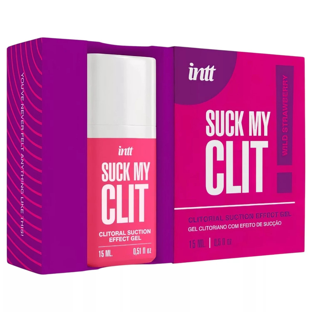 Гель для кліторальної стимуляції - Intt Suck My Clit Wild Strawberry, 15 мл Sex Aura Київ - фото 1