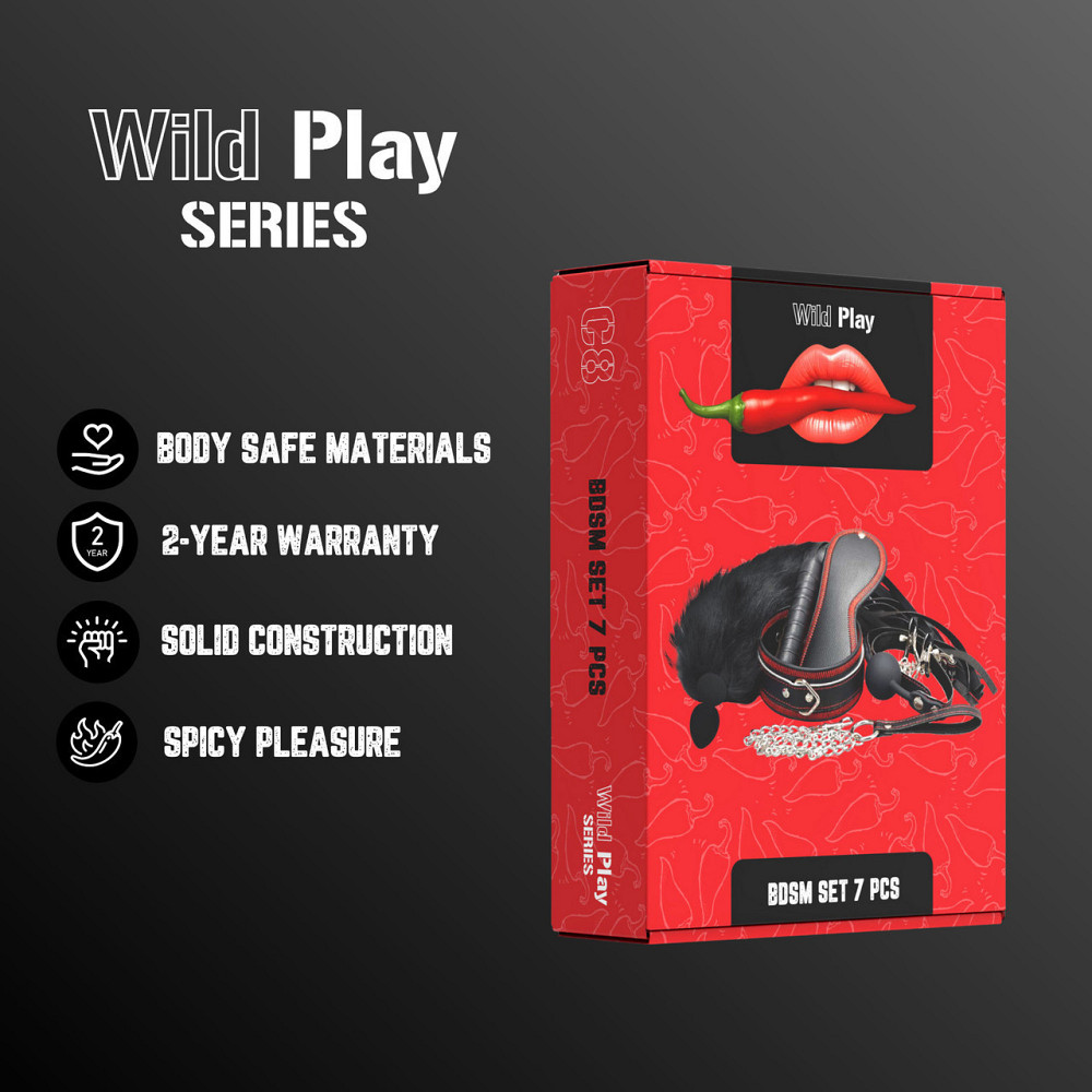 Набір БДСМ - Erospace Wild Play BDSM Set 7 pcs C8 Sex Aura Київ - фото 2
