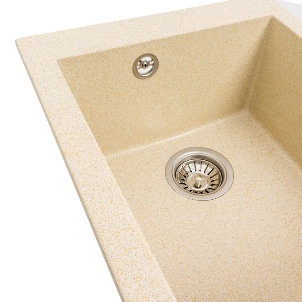 VALESO Гранітна мийка для кухні VALESO SOKIL 4150 матова Пісок Киев - изображение 4