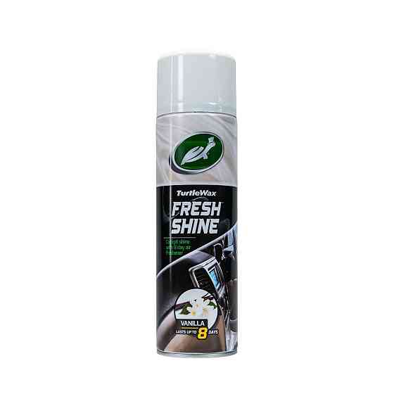 TURTLE WAX 53010 — Поліроль для панелі приладів Fresh Shine Vanilla 500 мл | Захист пластику та аромат ванілі Ковель