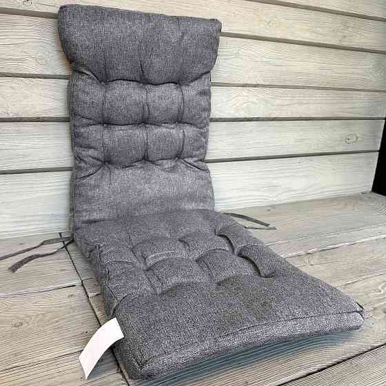 Подушка для стільців (40x120х4 см) подвійна Decorator Мальмо колір сірий 84-157 Київ