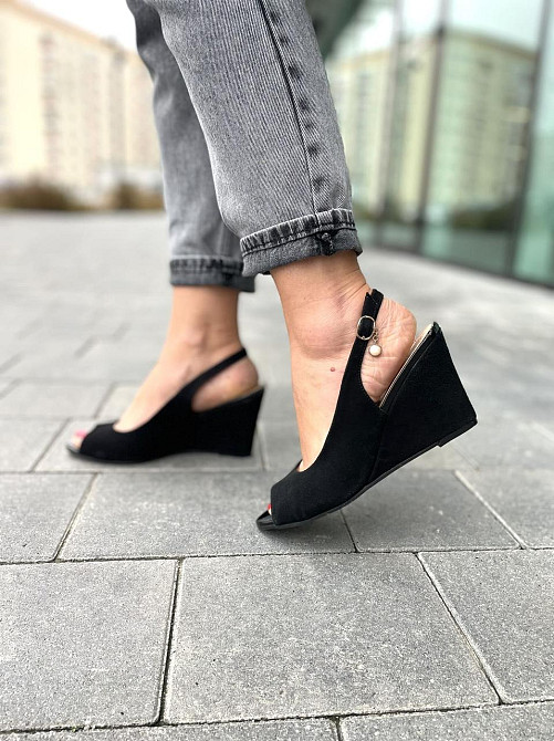 Vesna Босоніжки жіночі VESNA 9325 чорні (літо, замша натуральна) (908) лише 36р.38р. Коломыя - изображение 10