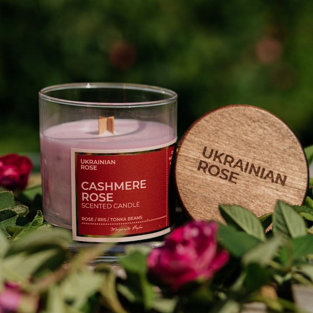 Свеча ароматизированная малая Ukrainian Rose 200 мл Киев - изображение 8