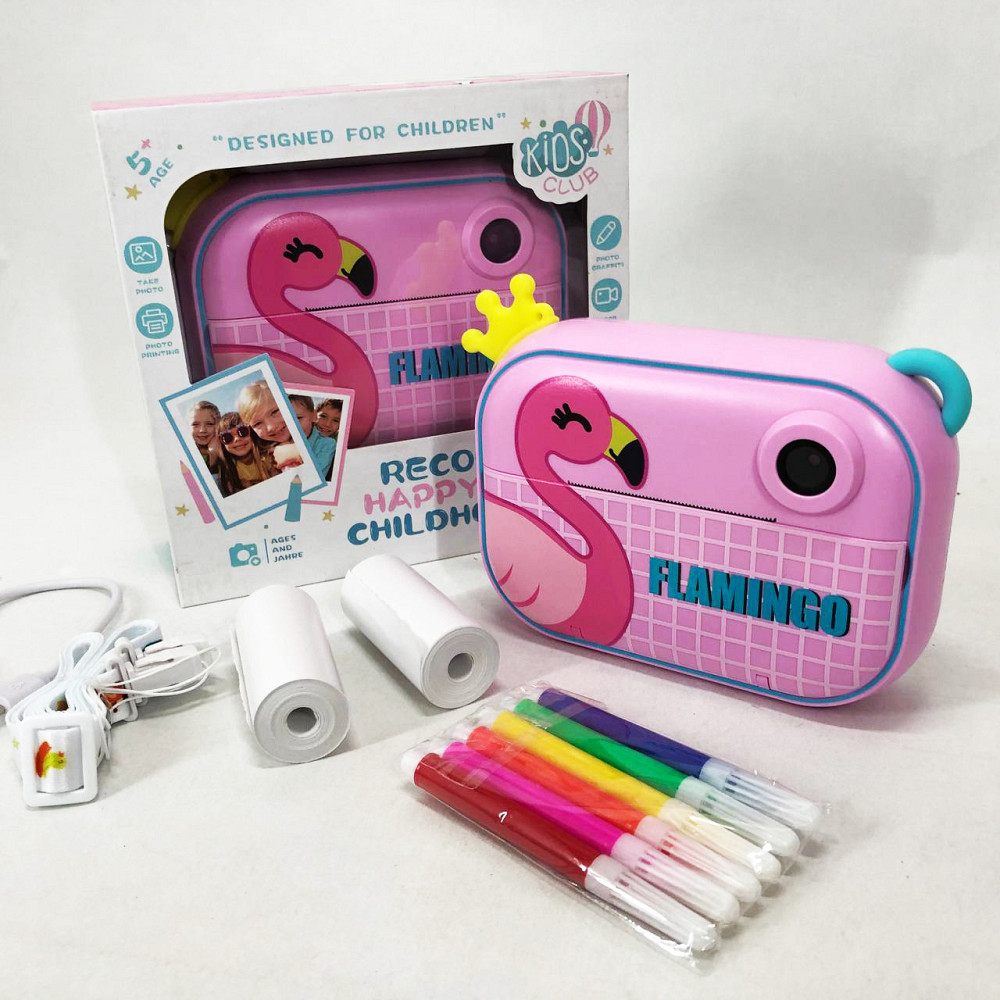 Фотоапарат цифровий для дітей, Миттєвий принтер дитячий, Дитяча цифрова фотокамера з друком LF-70 Івано-Франківськ - фото 1