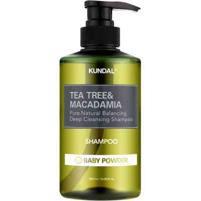 Шампунь Kundal Tea Tree & Macadamia Deep Cleansing Shampoo Baby Powder 500 мл (8809693252787) Винница