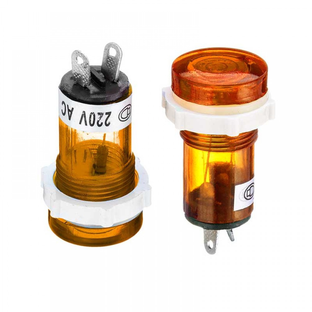 Лампа индикаторная светодиодная желтая XD15-1-220В Полтава - изображение 1