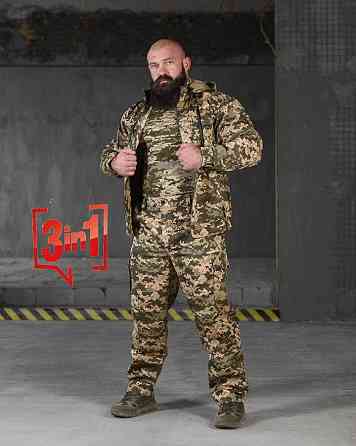 Тактичний костюм defender піксель + футболка піксель ВТ6593 Київ