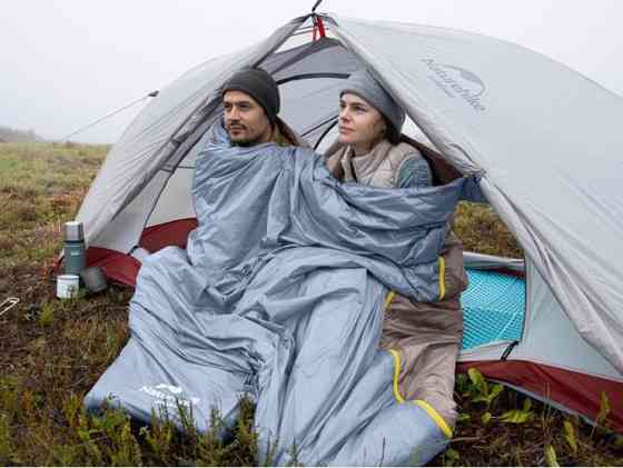 Спальник сверхлегкий Naturehike Summer LW180 NH21MSD09 правый, (15°C), p-p XL, зеленый Киев