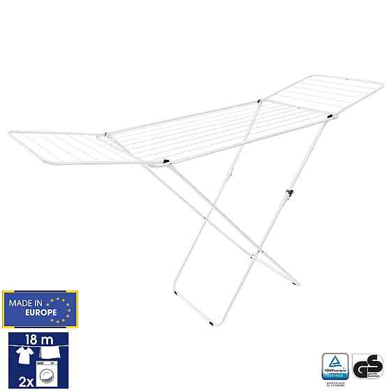 Сушарка для білизни підлогова Casa Si Kolibri 18m White (CS42191C06D) Київ