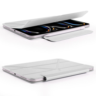 Чехол для планшета BeCover Ultra Slim Origami Magnetic Apple iPad Pro 11" M4 2024 Gray (712962) Винница - изображение 6