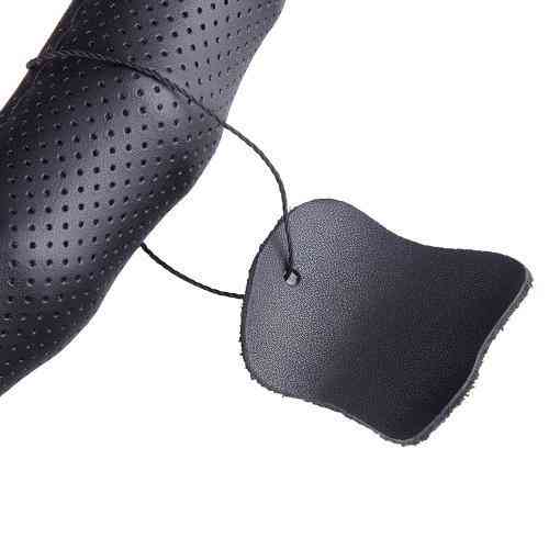 Чохол на кермо VLOD-L892 BK M чорний, один шов, перфорована шкіра Харків