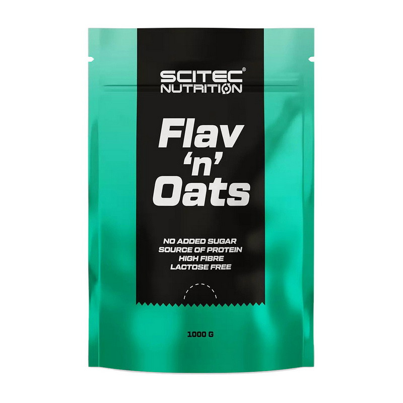 Овсянка быстрого приготовления Scitec Nutrition Flav 'n' Oats 1000 g (Unflavored) Луцк - изображение 1