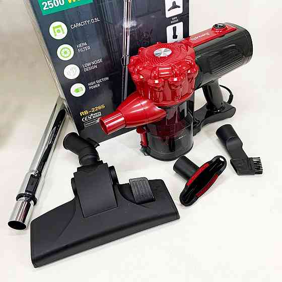 Пылесосы контейнерные домашние Rainberg RB-2265 2500 Вт, Пылосос для дома, Ручной колбовой пылесос EN-94 Киев