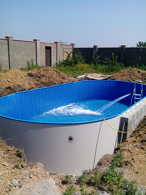 Бассейн быстровозводимый овальный IBIZA (Ибица) 5.25 х 3.2 х 1.5 метра стационарный Киев - изображение 6