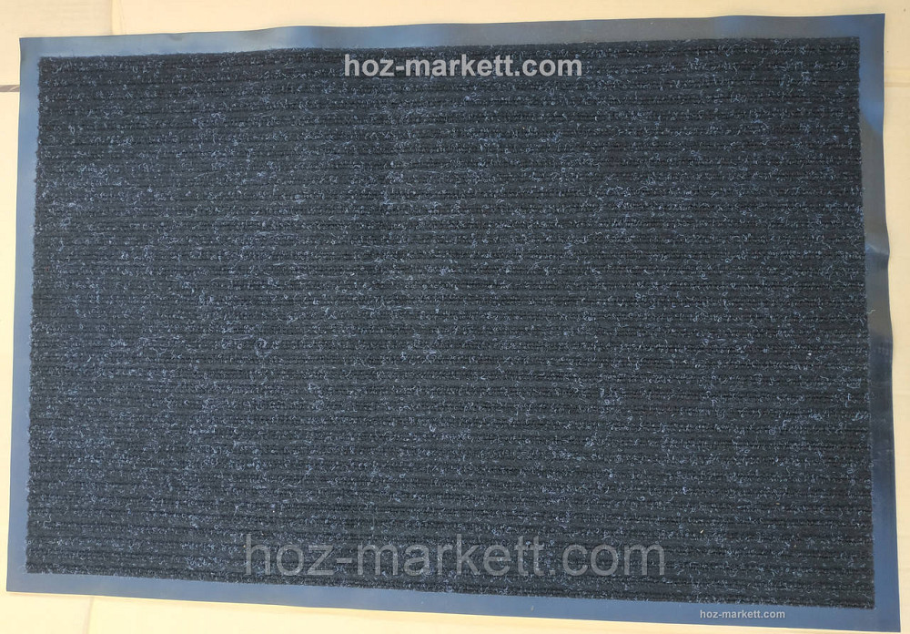 Коврик 45 х75 см черный в прихожую влаговпитывающий килим Харьков - изображение 3