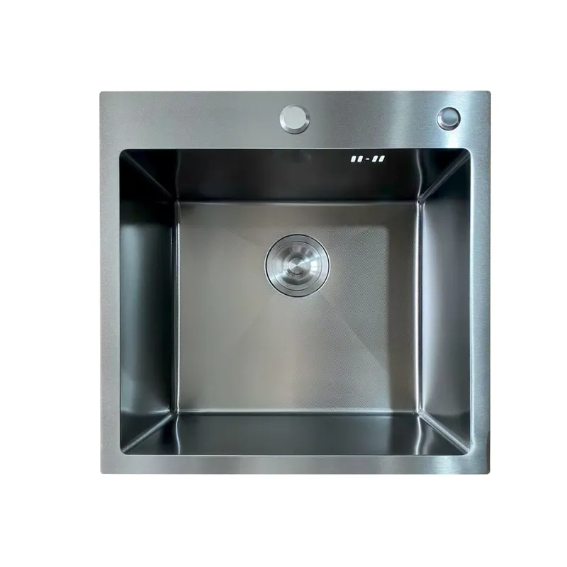 Мойка Mixxus MH5050 Micro Decor Graphite (3.0/0.8) из нерж. стали (цвет графит) (MI8213) Киев - изображение 1