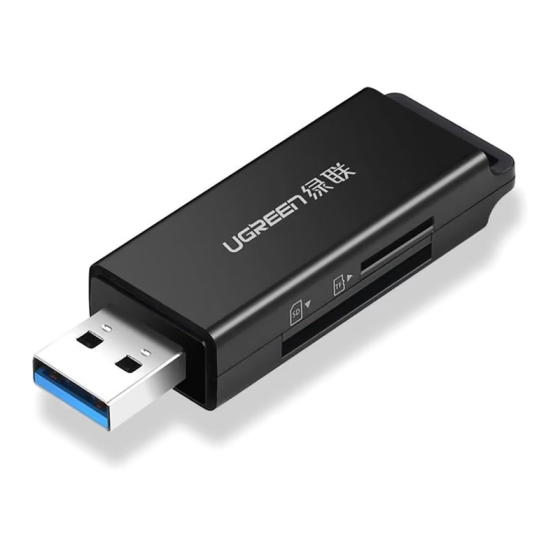 Картридер UGREEN USB 3.0 to TF + SD Dual Card Reader (Black) Киев