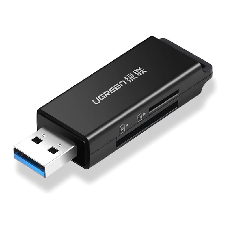 Картридер UGREEN USB 3.0 to TF + SD Dual Card Reader (Black) Киев - изображение 1