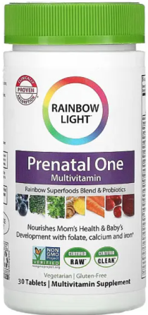 Комплекс вітамінів і мінералів Rainbow Light Prenatal One 30 таб Київ