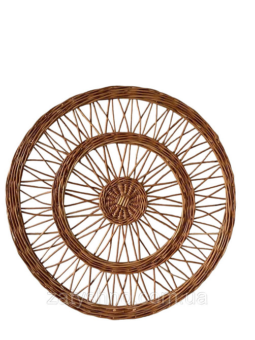Декор плетений на стіну, діаметр 60 см Київ - фото 3