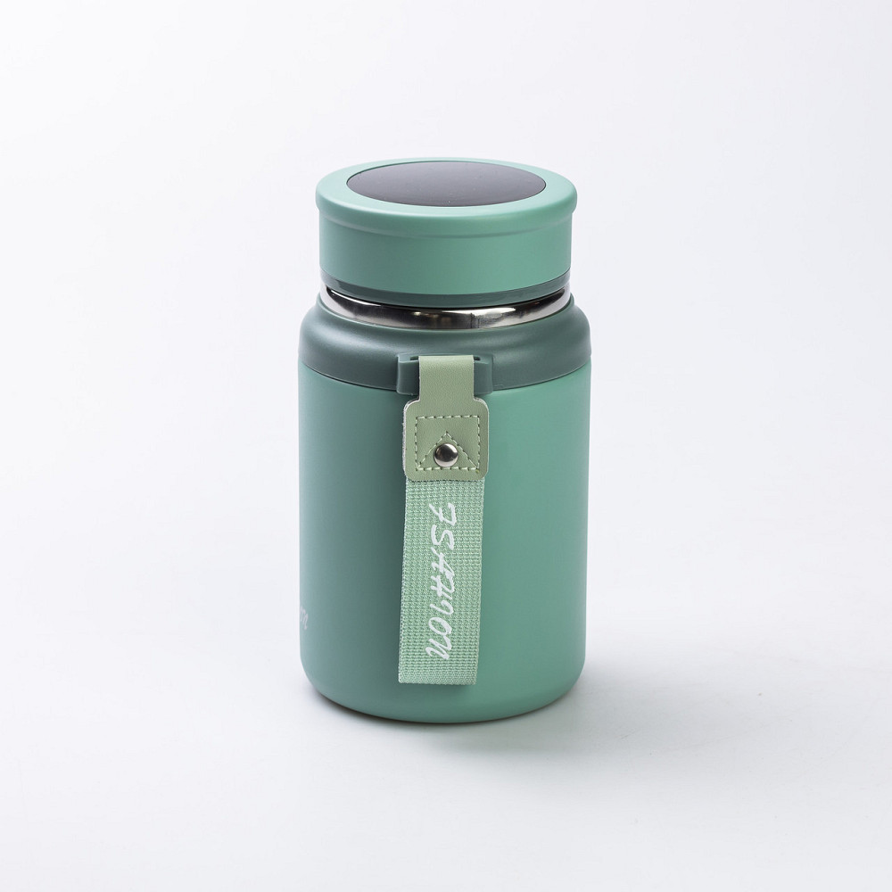 Термос Fashion з датчиком температури 700 мл Оливковий HP-14-20GR Київ - фото 4