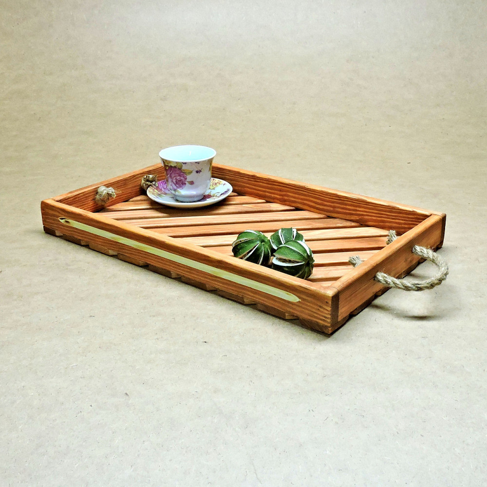 Піднос дерев'яний "Ломмел" амаретто Миколаїв - фото 1