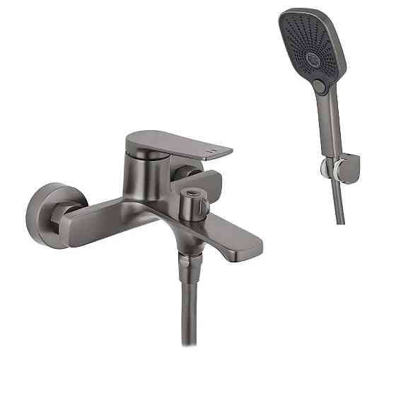 Смеситель для ванны Kroner KRP Makon - GRP060 графит Киев