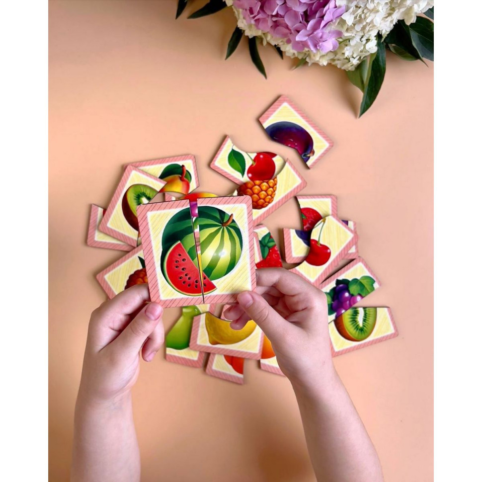 Настольная развивающая игра-пазл 