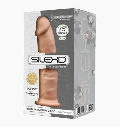 Фалоімітатор SilexD Henry Flesh (MODEL 2 size 7.5in), двошаровий, силікон + Silexpan, діаметр 4,8 см Львів