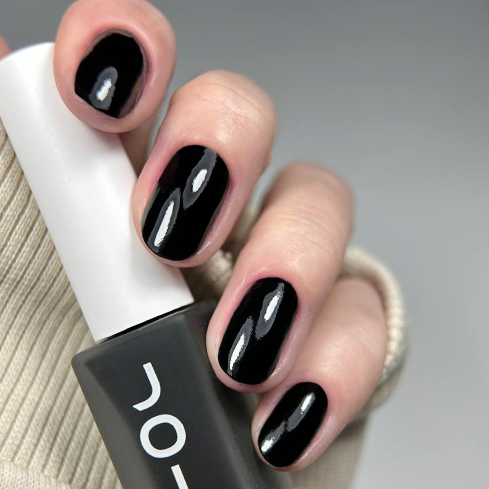 Лак для ногтей Nail care polish 4in1 10 Perfect black JOIA vegan 8 мл Киев - изображение 7