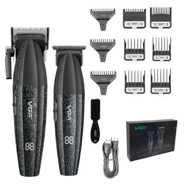 Машинка для стрижки хороша VGR V-640, Електронна машинка для стрижки Профі волосся BX-69 Львів - фото 2