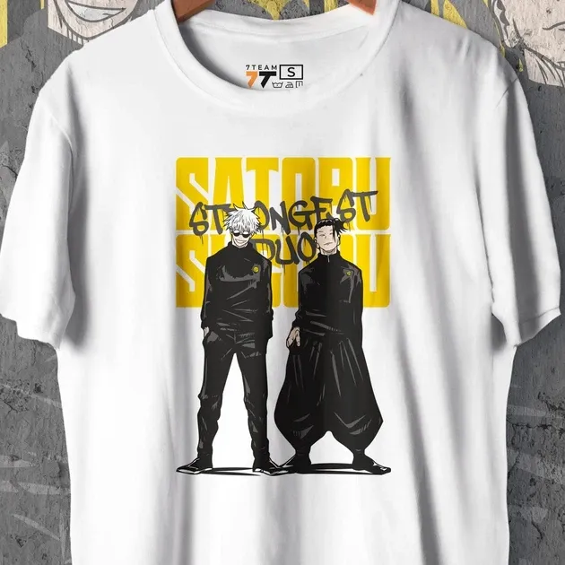 Футболка чоловіча з  принтом Магическая Битва Сатору и Сугуру 2 WE Розмір 48 Дніпро - фото 4