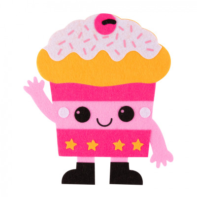 Набор для творчества 1 вересня Капкейк Аппликация из фетра (954576) Винница - изображение 3