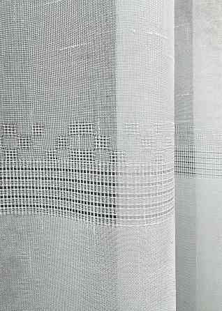 Тюль VR-Textil 1354т Мережка Льон Білий 250х270 см (42-1036) Київ