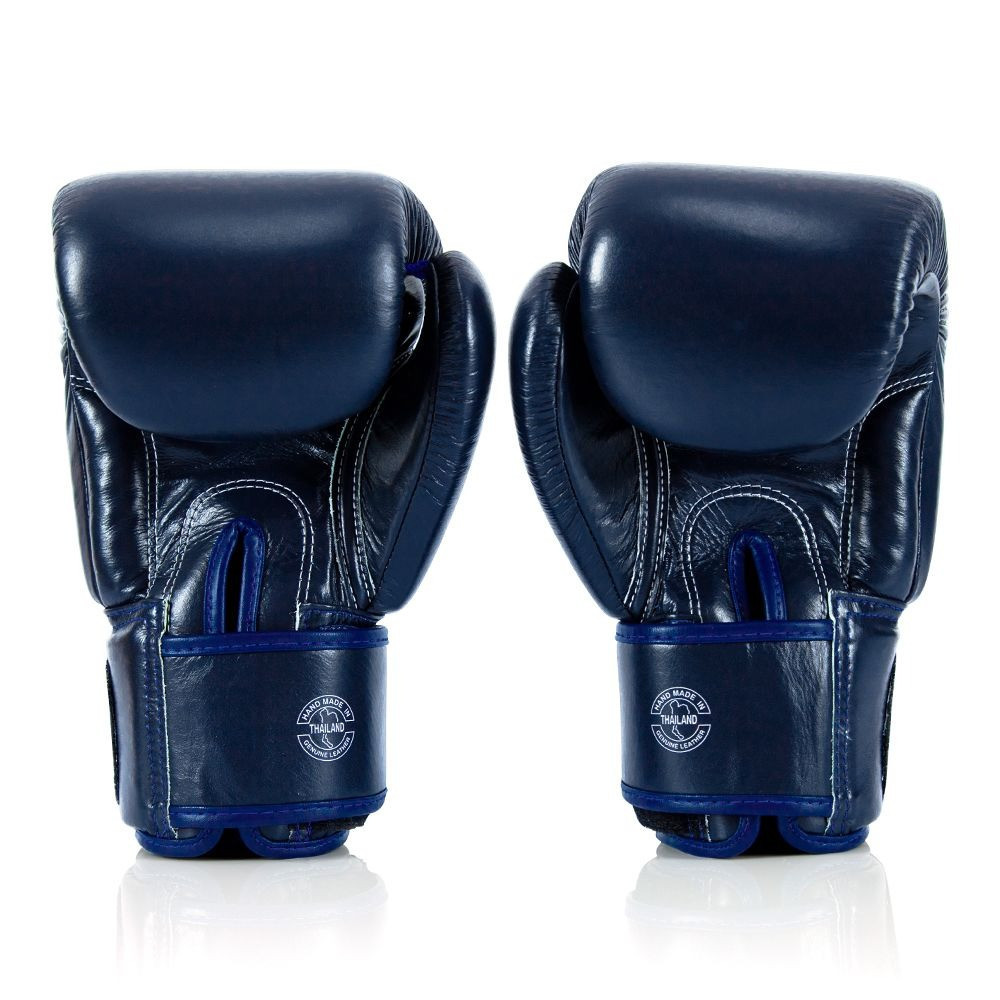 Боксерські рукавиці Fairtex BGV1-ONE (натуральна шкіра) Blue 10 унцій (бинти в комплекті) Кам'янське - фото 4