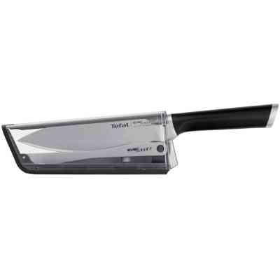Кухонний ніж Tefal Eversharp, 16.5см, з чохол-точило нержавіюча сталь, чорний (K2569004) Вінниця