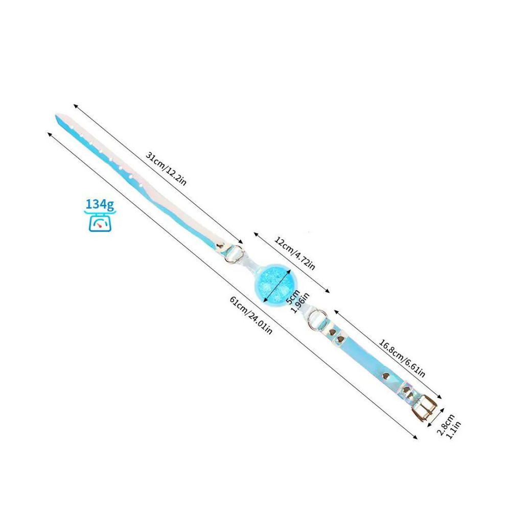 Кляп Liebe Seele Crystal Ball Gag - Blue (Large Ball) Sex Aura Киев - изображение 2