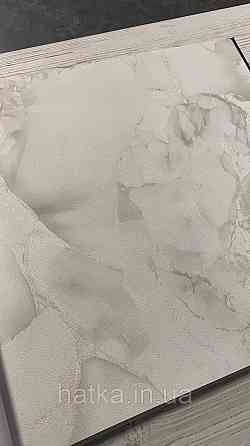 Обои метровые виниловые на флизелине A.S.Creation Elite of Shades1.06x10 под мрамор бело-серый серебро 78657-4 Киев