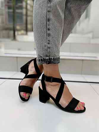 SANTINI Босоніжки жіночі SANTINI 439254-21 чорні (літо, замша натуральна) (3785) Коломия