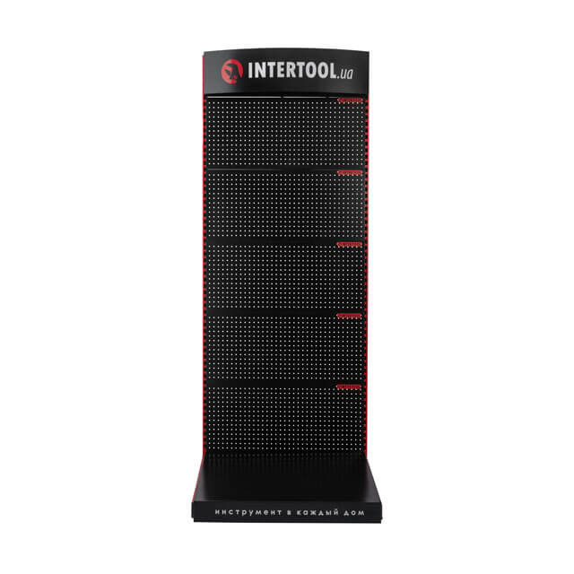 Стенд приставний INTERTOOL (чорний) (комплект із 3-х частин) Львов - изображение 1