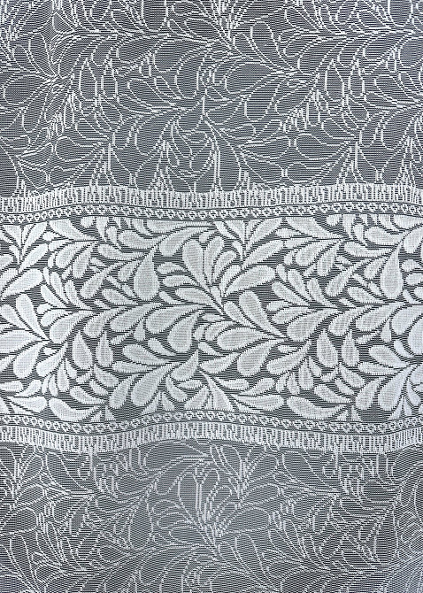 Тюль жакард VR-Textil № 1527т Арка на кухню колір білий 450х155 см (53-0286) Київ - фото 5