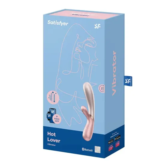 Смарт вібратор-кролик із підігрівом Satisfyer Hot Lover Pink Львів