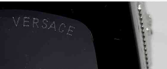 Брендовые хитовые очки унисекс черные градиент с серебристым логотипом. Киев