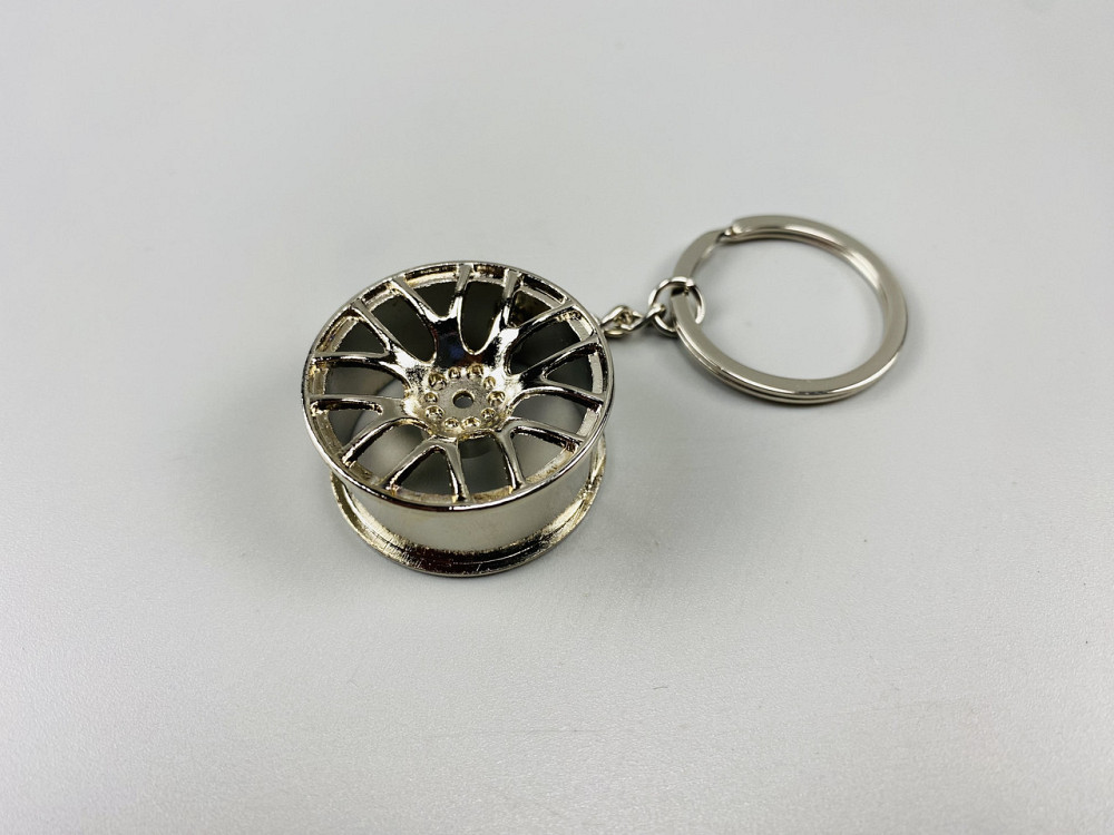 Автомобільний брелок диск-колеса, брелок на ключі для водія, брелок металевий на автомобільні ключі Мукачево - фото 10