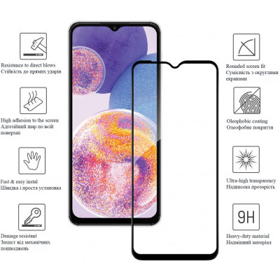 Стекло защитное Drobak Samsung Galaxy A33 5G (Black) (444457) Винница - изображение 2
