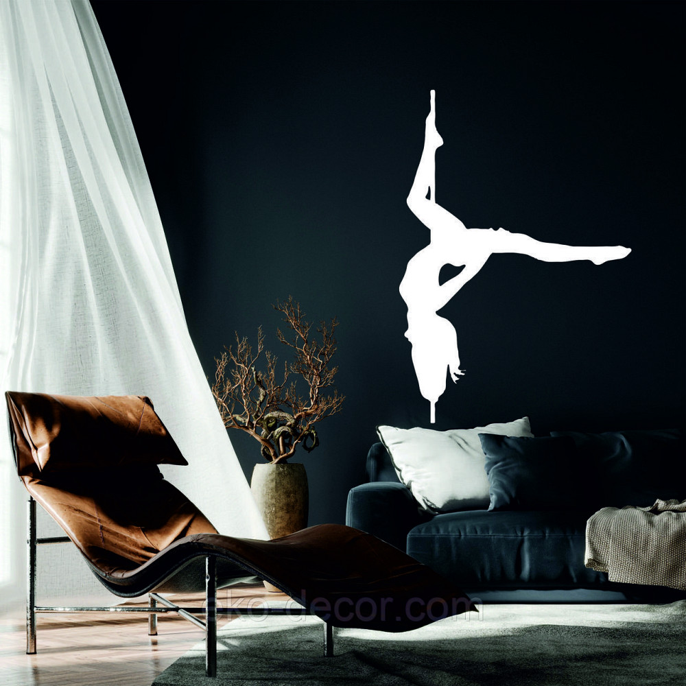 Декоративное настенное Панно «Стриптиз», Декор на стену 70*48 см, Белый Киев - изображение 1