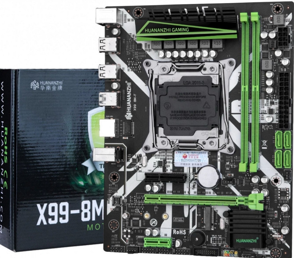 Материнская плата Huanan 8m-f microATX новая в наличии. Киев - изображение 1